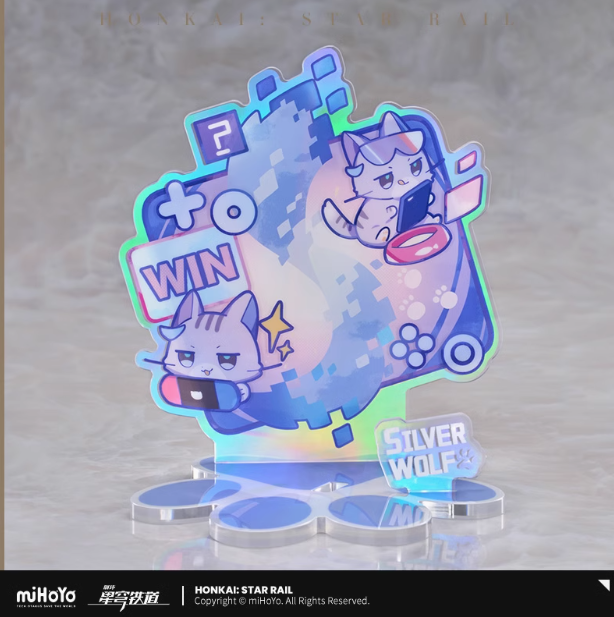 PVC Figure RISE UP+ Non Scale Silver Wolf - Little Cat Series - Honkai Star Rail