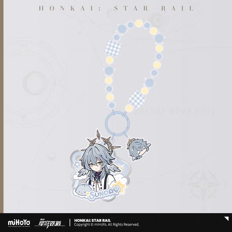 Boy's Dormitory Series Acrylic Keychain - Honkai Star Rail