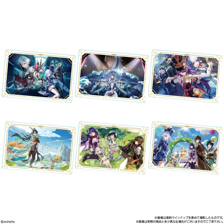 Blind Box Wafer Seal Sticker Caramel Flavor - Genshin Impact