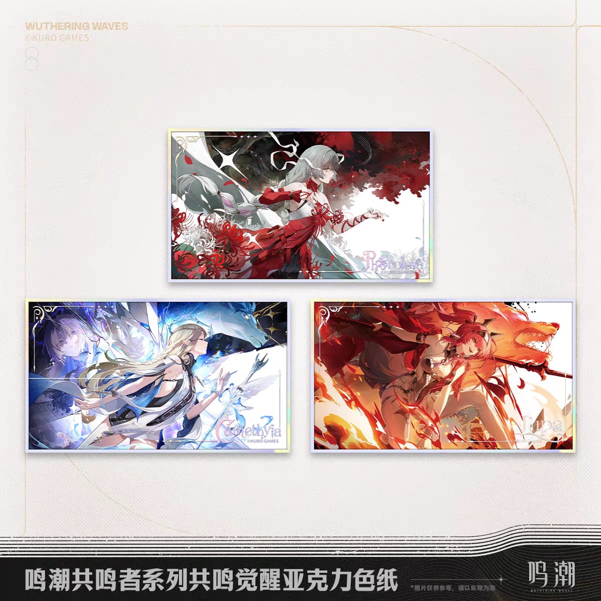 Resonator Theme Resonance Awakening Acrylic Color Paper Shikishi - Wuthering Waves