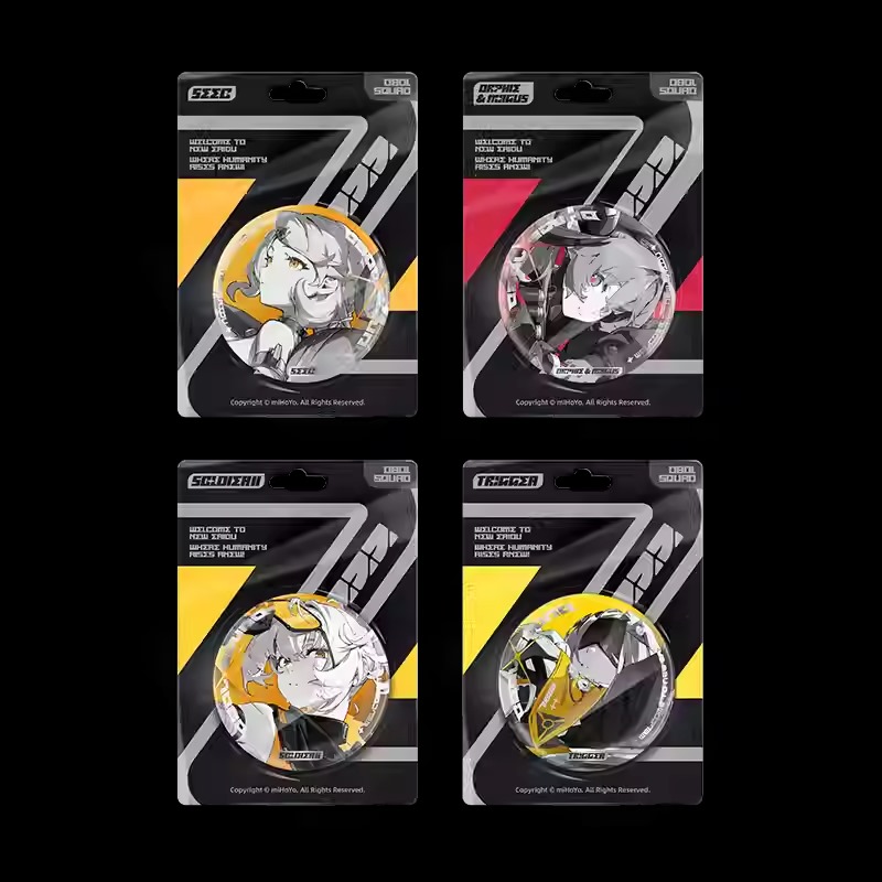 Obol Squad Cinema Series Reflective Can Badge - Zenless Zone Zero