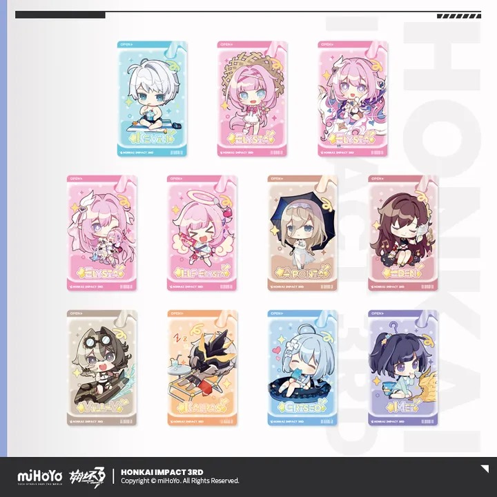 Hero Gachapon Paradise Series Laser Collectible Card - Honkai Impact 3rd