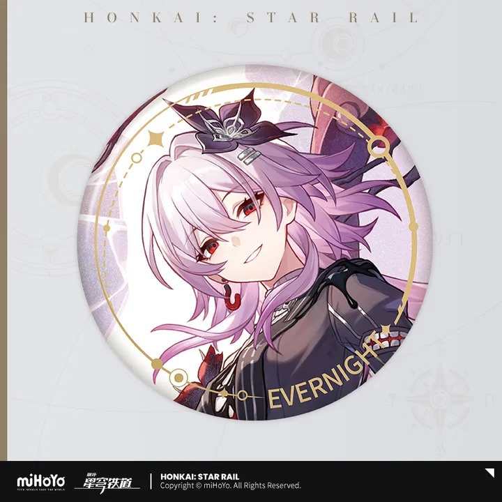 Evernight Character Theme Can Badge - Honkai: Star Rail