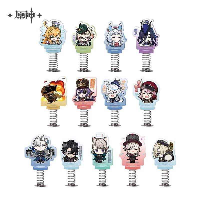 Fontaine Emoticon Swinging Acrylic Stand - Genshin Impact