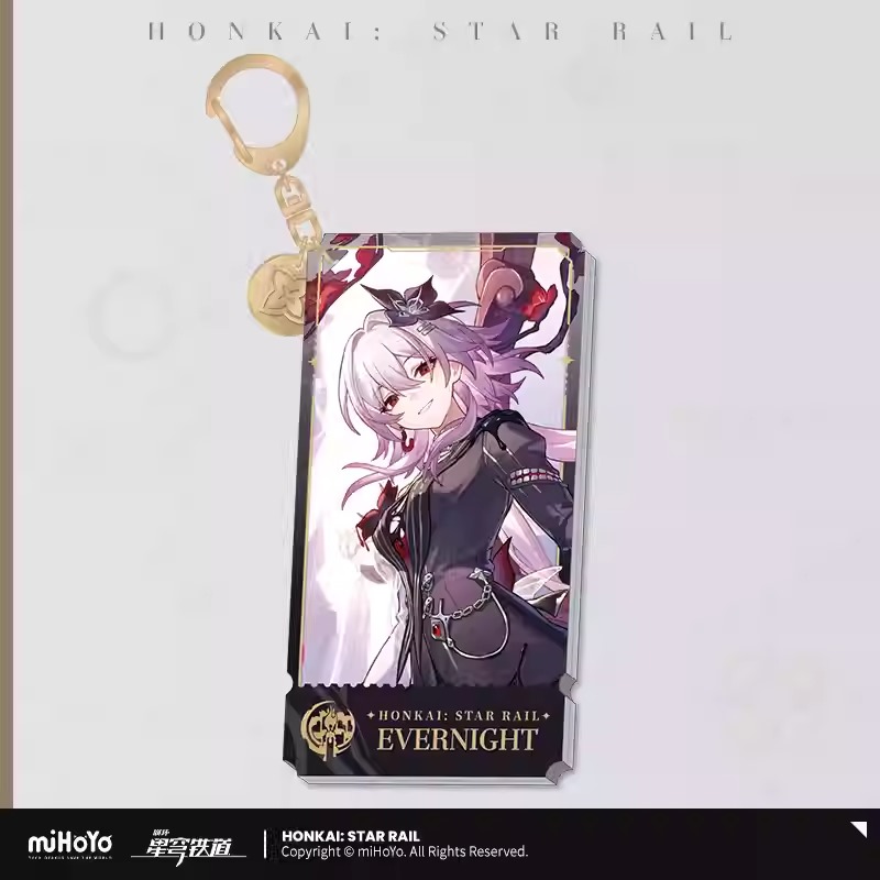 Evernight Character Theme Acrylic Key Chain - Honkai: Star Rail