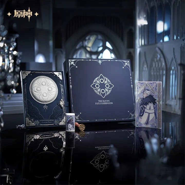 Fatui Harbingers Fashion Frost and Flame Series Notebook Gift Box - Genshin Impact