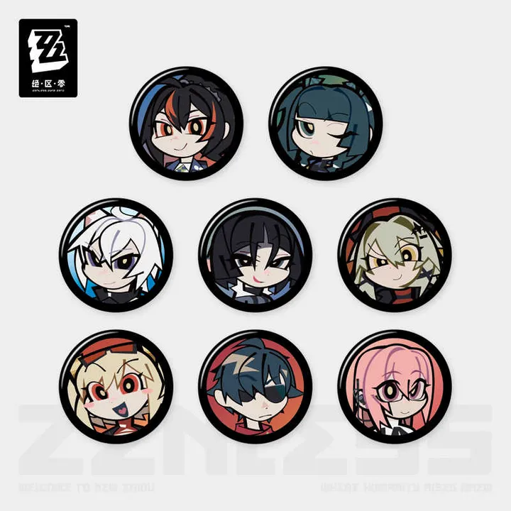 Resonium Affinity Icon Series Mini Can Badge Vol 3 - Zenless Zone Zero