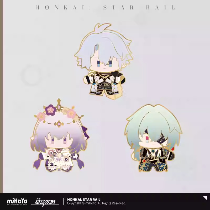Q Series Metal Enamel Badge - Honkai: Star Rail