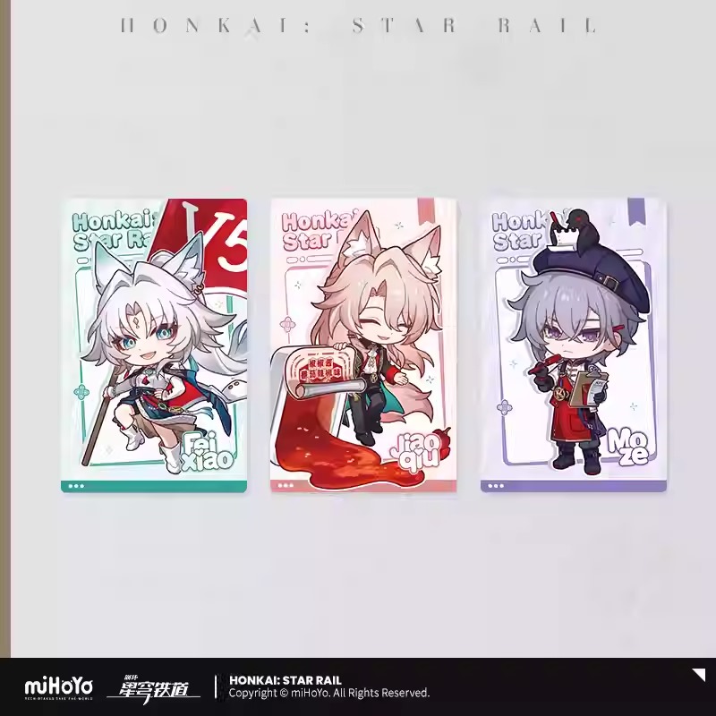 Gourmet Together Series Q Version Collectible Laser Card - Honkai: Star Rail