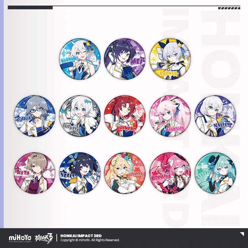 Anniversary Return Idol Series Can Badge - Honkai Impact 3rd