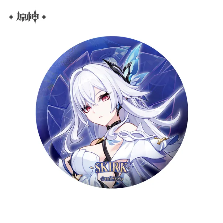 Skirk Theme Series Can Badge - Genshin Impact