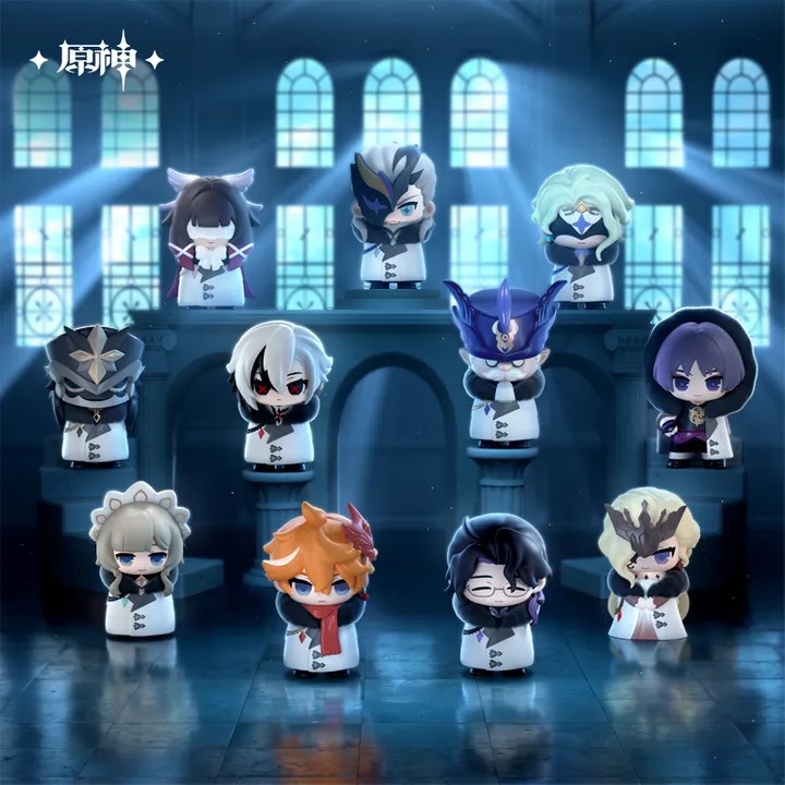 Blind Box Fatui Harbingers Series Blind Box Q Version Figure - Genshin Impact