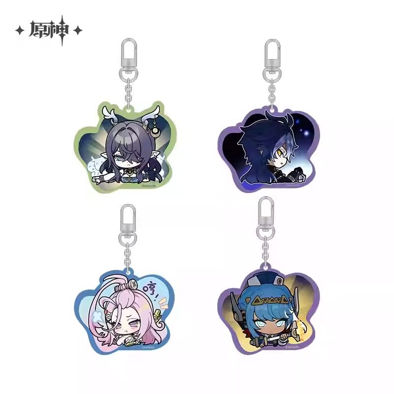 Emoticon Keychain - Genshin Impact