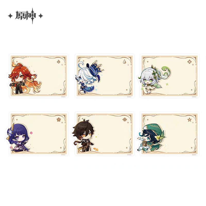 Teyvat Expo Series Q Version Character Fridge Magnet - Genshin Impact